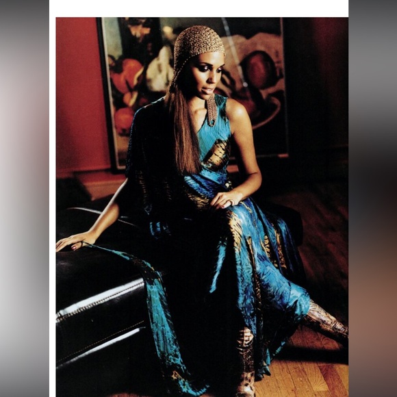 CARTER SMITH Shibori Custom-Made Every Piece Uniquely Made Artwork Silk Pants - Picture 7 of 7